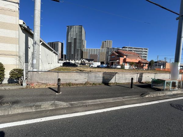 柏市十余二 土地 前面道路含む外観 柏市十余二 土地 前面道路含む外観