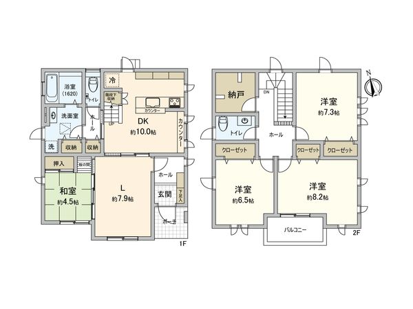 柏市篠籠田 戸建 間取図(平面図) 柏市篠籠田 戸建 間取図(平面図)