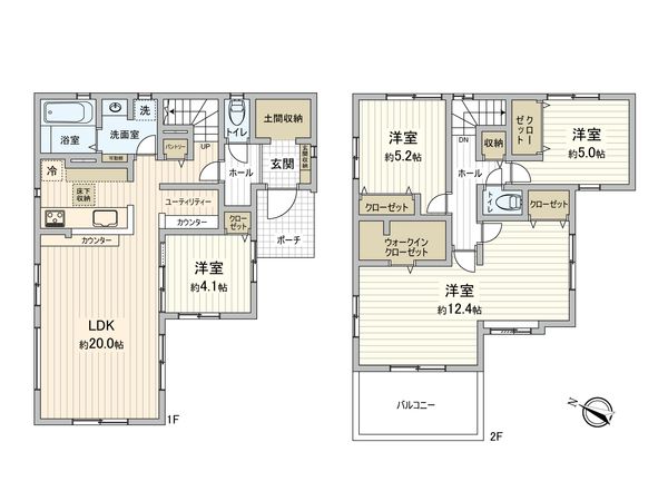 柏市高田 戸建 間取図(平面図)