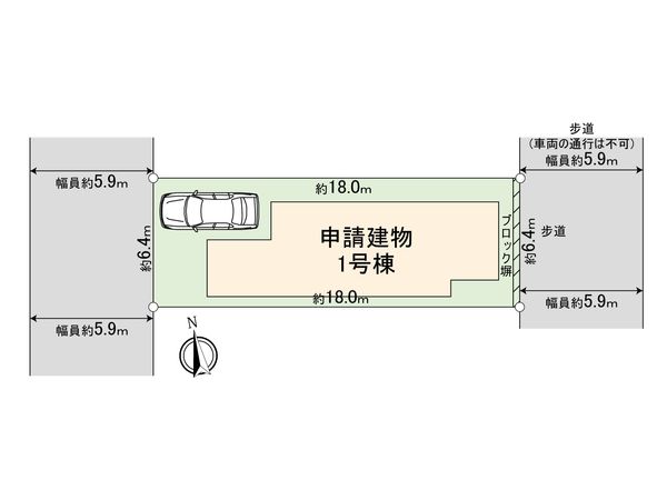 柏市松葉町6丁目 新築戸建 区画図 柏市松葉町6丁目 新築戸建 区画図