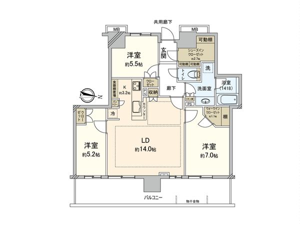 間取図(平面図)