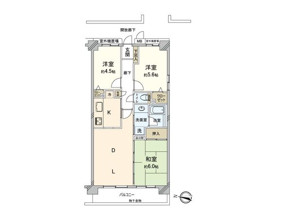 イトーピア流山 間取図(平面図) 間取図(平面図)