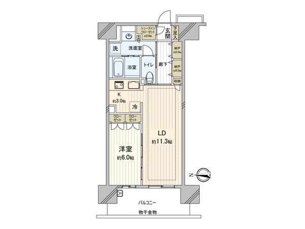 デュオセーヌ柏の葉キャンパス 間取図(平面図)