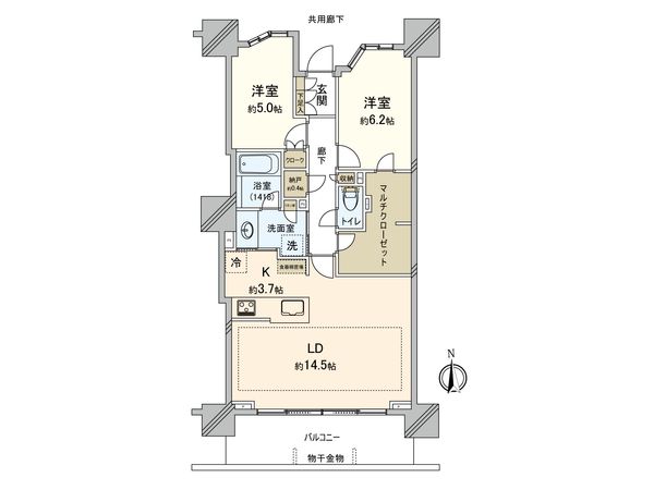 パークシティ柏の葉キャンパスサウスマークタワー 間取図(平面図)