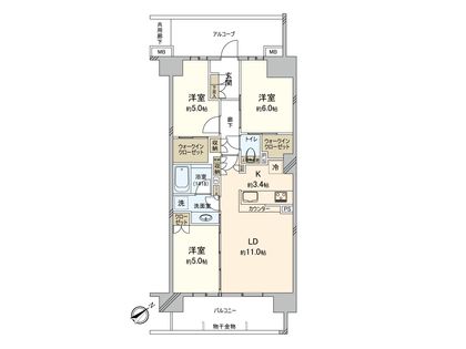 間取図(平面図)