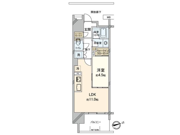 リビオ柏の葉キャンパス 間取図(平面図)