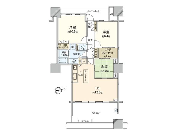 パークシティ柏の葉キャンパス一番街 A棟 間取図(平面図) パークシティ柏の葉キャンパス一番街 A棟 間取図(平面図)