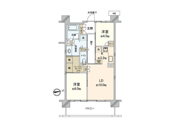 パークシティ柏の葉キャンパスサウスフロント 間取図(平面図) パークシティ柏の葉キャンパスサウスフロント 間取図(平面図)