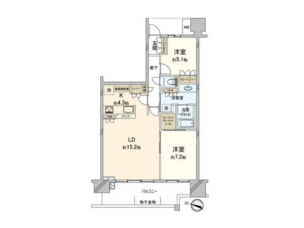 パークシティ柏の葉キャンパス二番街 フォレストコートB 間取図(平面図) パークシティ柏の葉キャンパス二番街 フォレストコートB 間取図(平面図)