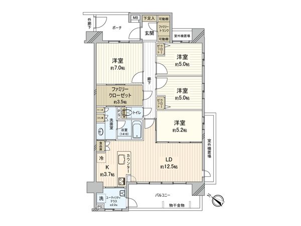 間取図(平面図)