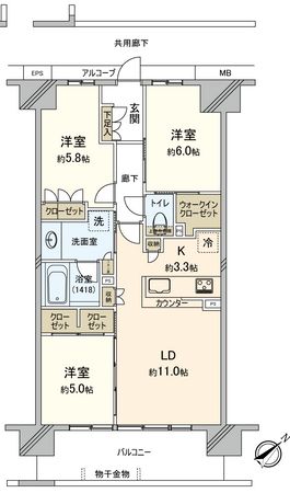 間取図(平面図)