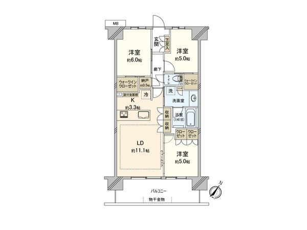 プレシス柏の葉キャンパス 間取図(平面図) プレシス柏の葉キャンパス 間取図(平面図)
