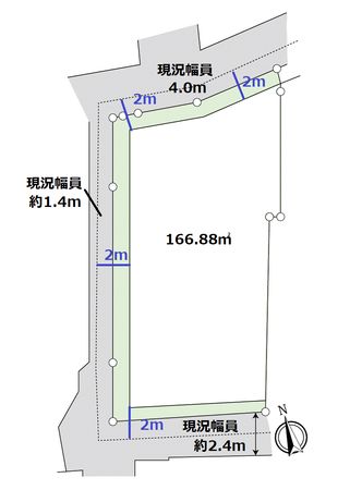 磯子区森5丁目 土地 区画図