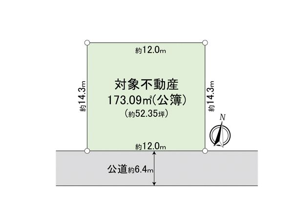 南区六ツ川2丁目 土地 区画図