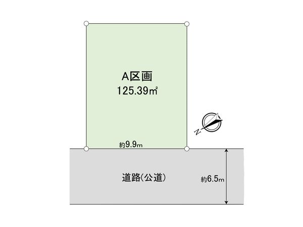 港南区丸山台2丁目 土地 A区画 区画図 港南区丸山台2丁目 土地 A区画 区画図