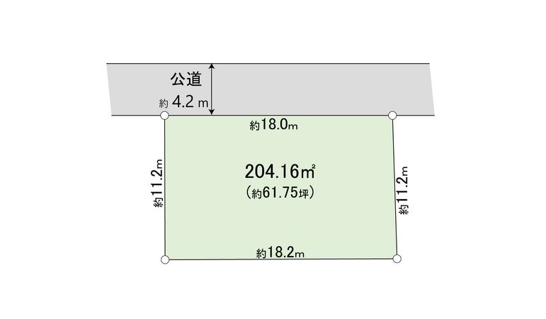 港南区芹が谷5丁目 土地 区画図