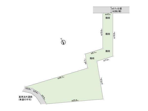 南区別所2丁目 土地 区画図