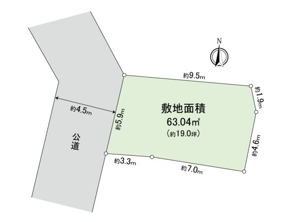 下永谷5丁目(土地) 地形図
