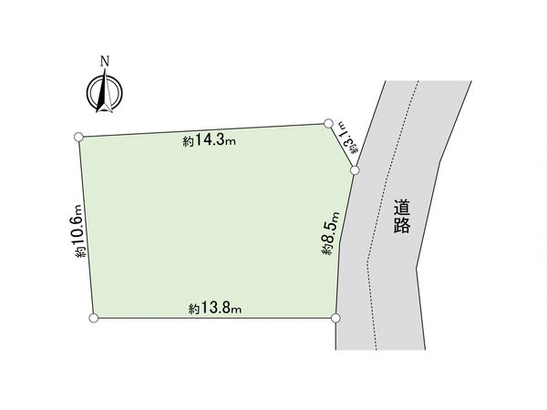 港南区東永谷1丁目 土地 区画図 港南区東永谷1丁目 土地 区画図