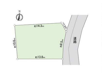 港南区東永谷1丁目 土地 区画図
