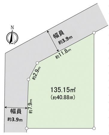 港南区上永谷1丁目 土地 区画図 港南区上永谷1丁目 土地 区画図