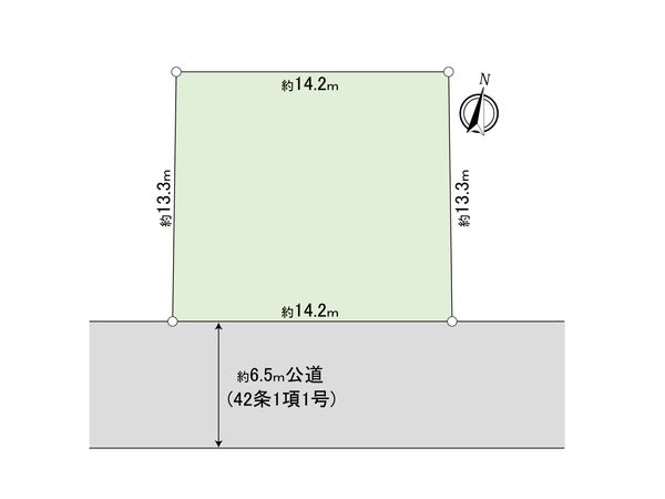港南区東芹が谷 土地 区画図 港南区東芹が谷 土地 区画図
