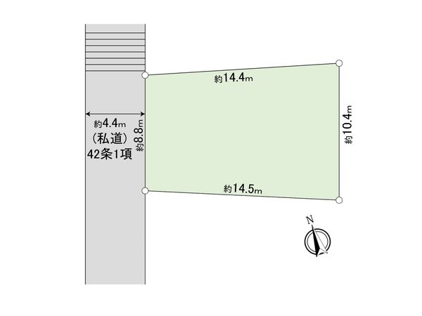 港南区芹が谷1丁目 土地 区画図 港南区芹が谷1丁目 土地 区画図