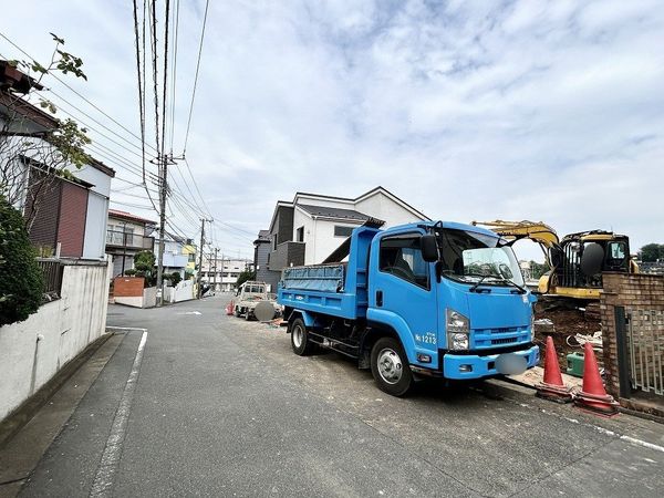 南区大岡4丁目 土地 C区画 前面道路含む外観
