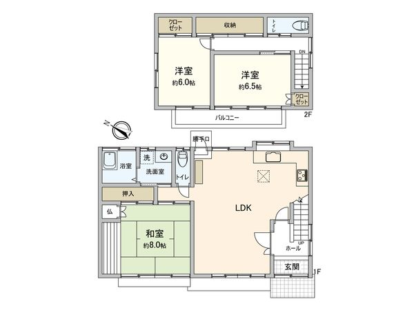 港南区野庭町 戸建 間取図(平面図) 港南区野庭町 戸建 間取図(平面図)