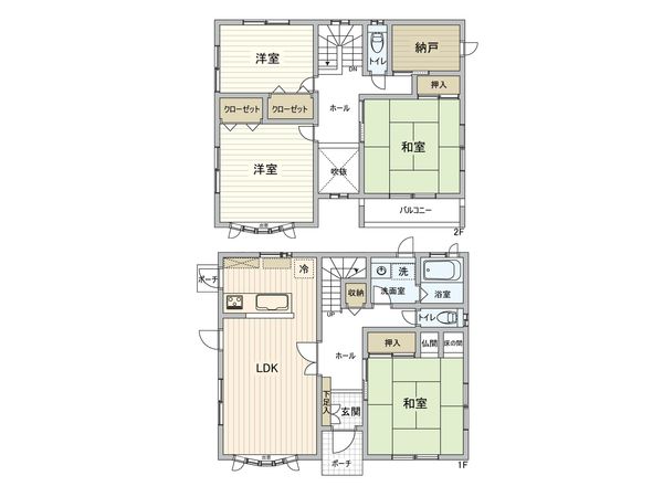 港南区港南6丁目 戸建 間取図(平面図) 港南区港南6丁目 戸建 間取図(平面図)