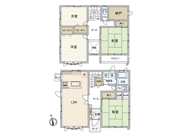 港南区港南6丁目 戸建 間取図(平面図) 港南区港南6丁目 戸建 間取図(平面図)