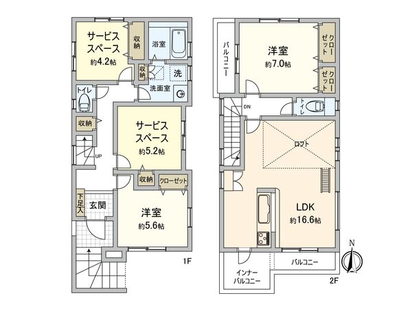 南区大岡1丁目 戸建 間取図(平面図) 南区大岡1丁目 戸建 間取図(平面図)