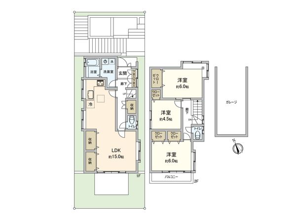 港南区港南3丁目 戸建 間取図(平面図)