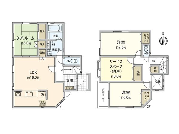 磯子区岡村7丁目 戸建 間取図(平面図)