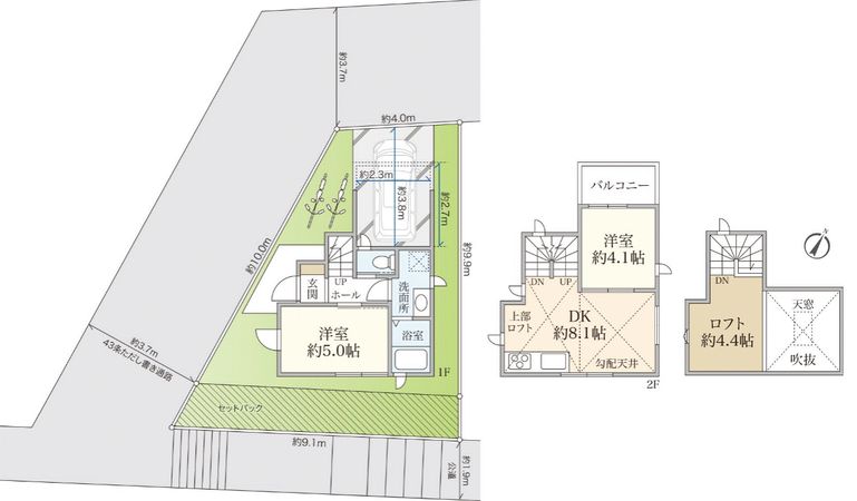 港南区港南3丁目 新築戸建 間取図(平面図) 港南区港南3丁目 新築戸建 間取図(平面図)