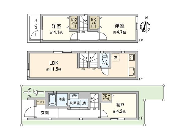 南区大岡2丁目 新築戸建 間取図(平面図)