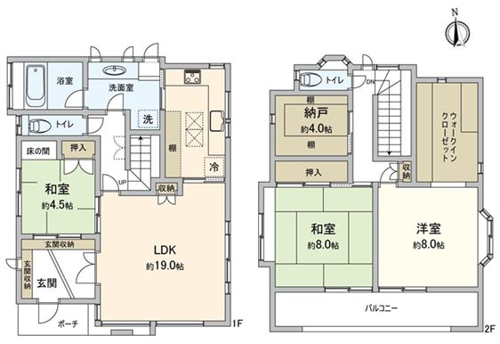 磯子区杉田2丁目 戸建 間取図(平面図) 磯子区杉田2丁目 戸建 間取図(平面図)