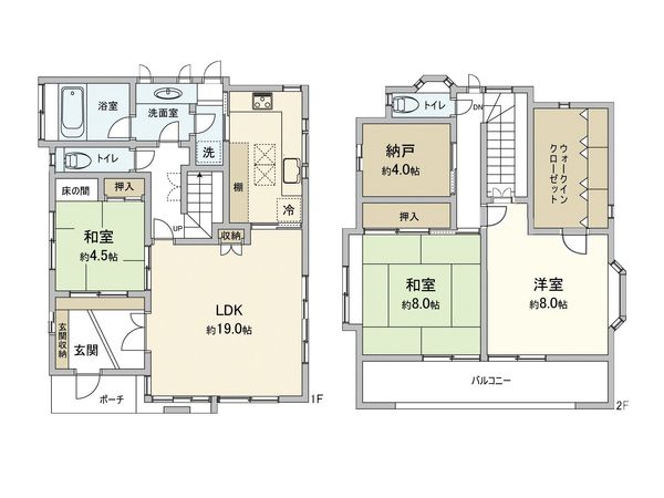 磯子区杉田2丁目 戸建 間取図(平面図) 磯子区杉田2丁目 戸建 間取図(平面図)