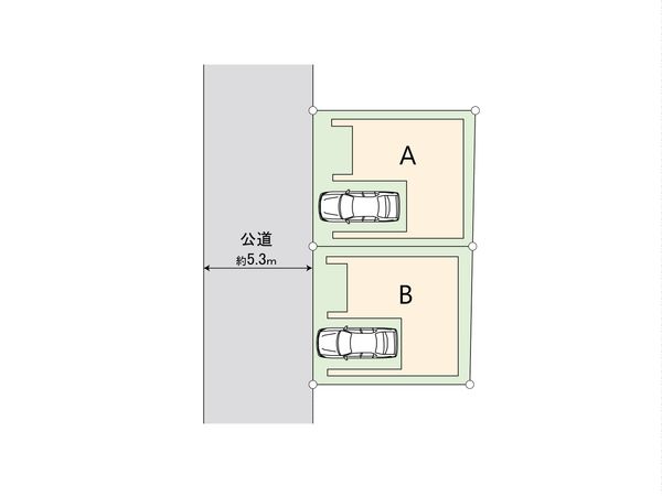 南区弘明寺町 新築戸建 A号棟 全体区画図 南区弘明寺町 新築戸建 A号棟 全体区画図