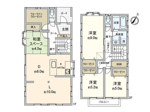 磯子区森が丘1丁目 戸建 間取図(平面図) 磯子区森が丘1丁目 戸建 間取図(平面図)