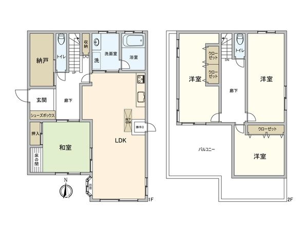 港南区東永谷3丁目 戸建 間取図(平面図) 間取図(平面図)