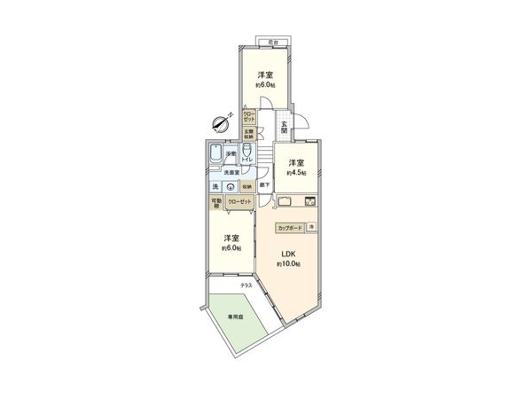 上永谷ニューハイツ 間取図(平面図) 間取図(平面図)