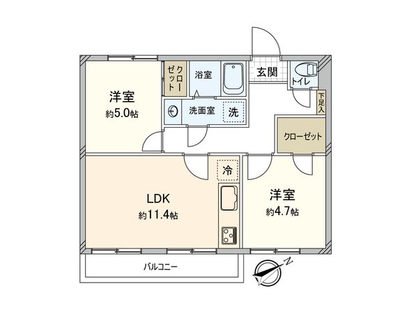 汐見台第7住宅 3903号棟 間取図(平面図) 汐見台第7住宅 3903号棟 間取図(平面図)