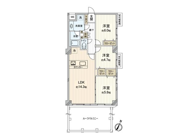 間取図(平面図)