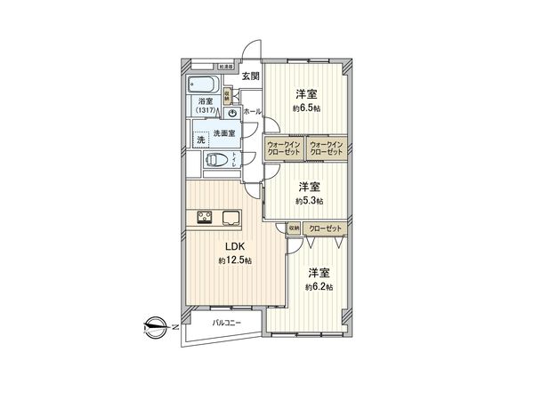 弘明寺パークハイツ 間取図(平面図) 弘明寺パークハイツ 間取図(平面図)