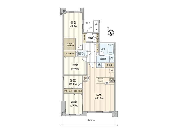 クイーンズ・ガーデン サウスコート・レジデンス 間取図(平面図) 間取図(平面図)
