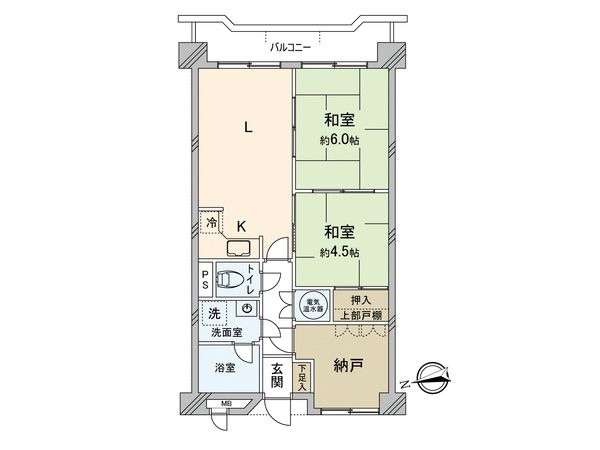 ライオンズマンション上大岡第3 間取図(平面図) ライオンズマンション上大岡第3 間取図(平面図)