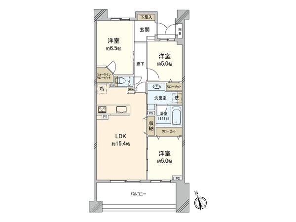 プレミスト上大岡 間取図(平面図) 間取図(平面図)