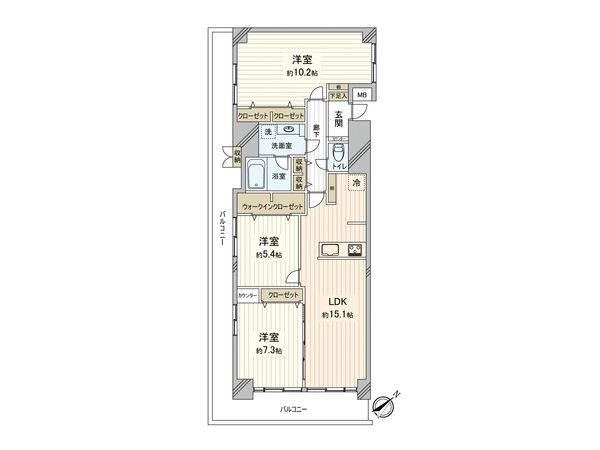 ヴェルドミール磯子 間取図(平面図) ヴェルドミール磯子 間取図(平面図)