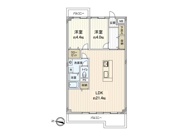 ヒルズ横浜南ガーデニア 1号棟 間取図(平面図) ヒルズ横浜南ガーデニア 1号棟 間取図(平面図)
